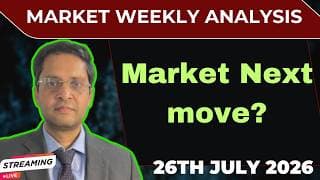 Market weekly analysis of 27th july 26|Nifty analysis of 27th july 26|Sensex|Global & economic news