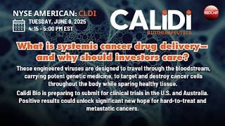 CEO Eric Poma on Calidi (NYSE-A: CLDI): RedTail Platform, IND Filing & Solid Tumor Breakthrough