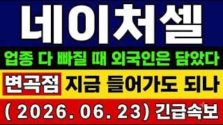 [네이처셀 주가 전망] 외국인 코스닥 제약 업종 다 빼고 네이처셀 담았다. 지금 들어가야하나? 앞으로 전망 및 대응 타점 총정리