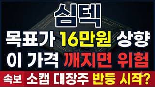 [심텍 주가전망] 이틀 연속 반등, 진짜 바닥일까? #심텍주가전망 #심텍목표가 #심텍