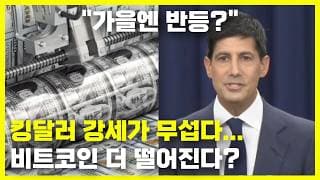 달러 강세에 비트코인 5만 5천 달러까지 추가 하락 가능성?