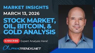 Stock Market, Bitcoin, Oil, Gold Analysis for Week Ending March 13, 2026