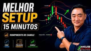 A MELHOR ESTRATÉGIA DAY TRADE NO GRÁFICO DE 15 MINUTOS! | Setup de Rompimento de Candlestick