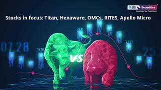 Stocks in focus: Titan, Hexaware, OMCs, RITES, Apollo Micro