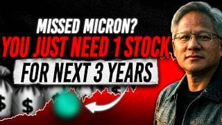 Looking For Micron 2.0??? Jensen Huang Just Picked the Next Micron - You Last Chance To Change Life