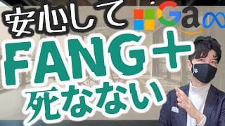 大幅下落！けど安心して！FANG＋は死なないッ！