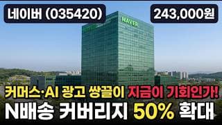 [NAVER] 30만원 찍고 24만원, 엔비디아 동맹의 진짜 가치는 - 증권가 목표가 45만원 vs 폭등 후 차익실현 #NAVER
