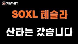 SOXL 증시 상승이 얼마 남지 않았습니다｜시장 공략 방법은?