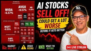 🔴 LIVE: AI Stocks Are Crashing — Here's Why It Could Get Much Worse