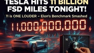 Tesla FSD Goes To 11!