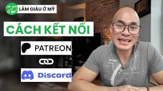 Hướng dẫn kết nối giữa Patreon với Discord cho hội viên Diamond Plus!