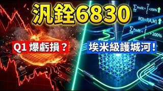 「重製修正版」2026/05/27 法說會態度大轉彎！汎銓(6830)不賣夢想改「算數學」，三大引擎與隱藏的財報地雷全解析！