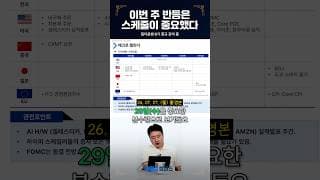 이번 주 반등은 스케줄이 중요했다 #반등 #주식 #주가 #삼성전자 #sk하이닉스