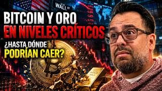 Bitcoin y Oro a punto de desplomarse ¿Hasta dónde podrían caer?