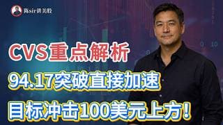 CVS下周或将开启周线级别加速！94.17突破后，目标直指100美元上方！#纳斯达克 #道琼斯 #标普 #英伟达 #nvda   #谷歌 #股市 #美股