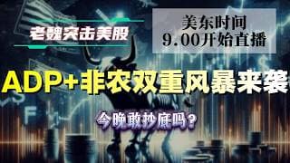 美股解析｜ADP+非农双重风暴来袭！今晚敢抄底吗？#美股 #英伟达 #甲骨文 #英特尔 #特斯拉 #soun #苹果 #投資  #crcl  #amd