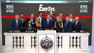 EnerSys (NYSE: ENS) Rings The Closing Bell®