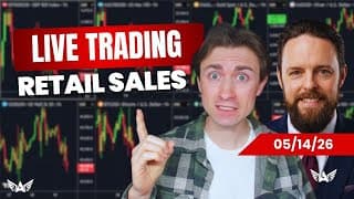 LIVE Trading Retail Sales Gold, Nasdaq, Forex | A1 Trading Show