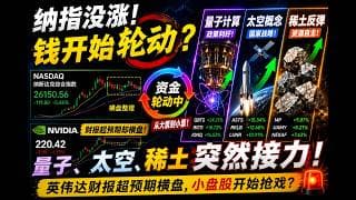 美股盘中分析：5/20/26 股指横盘 太空 量子 稀土 等小票 反弹 还能追吗？