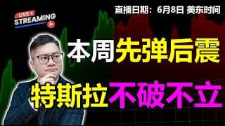 美股本周先弹后震？特斯拉不破不立？【2026.06.08】#美股 #特斯拉 #MU #NVDA #AMD