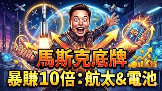 別管特斯拉了！馬斯克底牌大揭秘：帶你抄底暴賺10倍的6個商業航太與固態電池龍頭（建議點讚收藏）#固態電池 #抄底 #馬斯克 #特斯拉 #Elon Musk #未來科技 #投資理財