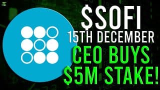 $SOFI- CEO BOUGHT $5M WORTH OF SHARES! SoFi Stock Full Analysis 15 December | Stox 101 USA