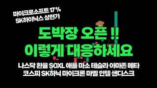 나스닥 코스피 이례적인 상승!! 도박장 이렇게 대응하세요 ( SK하이닉스 마이크로소프트 애플 테슬라 아마존 메타 마이크론 마벨 인텔 샌디스크 환율 )