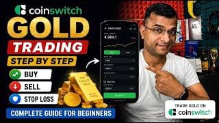 Coinswitch पर Gold Trading कैसे करें? How to Trade Gold in Coinswitch | LIVE Proof #Coinswitch #Gold