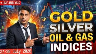 GOLD | SILVER | NASDAQ | CRUDE OIL | NAT GAS | S&P | NASDAQ | US30 Live Today 27-28 July