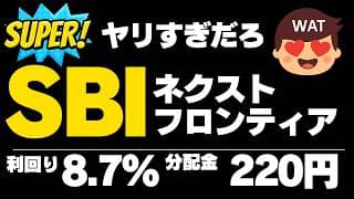 【新興国×高配当】ＳＢＩネクスト・フロンティア高配当株式ファンド（年４回決算型）がガチ高配当な投資信託でした。SBI全世界高配当も安定感抜群
