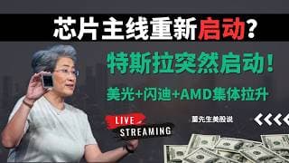 【美股】芯片主线彻底引爆？🔥特斯拉突然启动！英特尔暴拉7%！美光+闪迪+AMD集体狂飙！这一波还能上车吗？#美股 #美股分析 #特斯拉 #英特尔 #美光 #闪迪 #amd #科技股 #台积电 #半导体