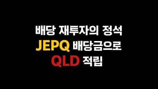 JEPQ 배당으로 [QLD] 모아가기 6개월차