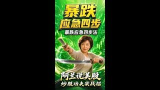暴跌了怎么办 #阿兰说美股 #炒股功夫 #Shorts