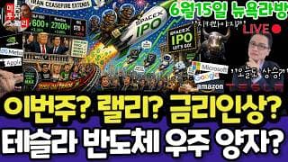 미국주식/이란휴전,산업생산,일본금리인상(편집본)/테슬라 스페이스X 엔비디아 구글 애플 아마존 메타 아이온큐 삼성전자 마이크론 테크놀로지 브로드컴 인텔 AMD 코어위브 샌디스크