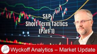 S&P - Short Term Tactics  (Part 1)