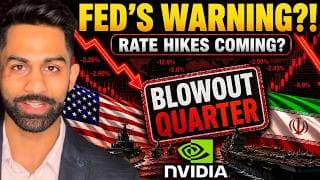 🚨 URGENT: FED WARNS for RATE HIKES!! NVDA with Blockbuster Quarter and US and Iran in "Final Stages"