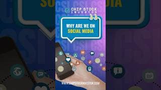 Why is Chip Stock Investor on social media? #ai #investing #stockmarket #finance