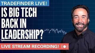 TradeFinder LIVE! Is Big Tech Back In Leadership? #stocks #elliottwave
