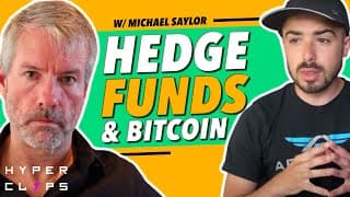 Hedge Funds Could Triple Down On Bitcoin | Michael Saylor
