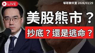 美股熊市來了嗎？伊朗戰爭升級、油價飆升，標普500跌破200日均線後會怎樣？｜塚哥聊聊天 2026/03/29