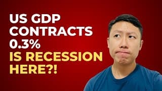 US GDP Contracts 0.3% in Q1 2025. Is Recession Coming?!
