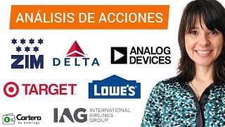 ANÁLISIS TÉCNICO DE ACCIONES PARA NO PERDER DINERO: ANALOG, TARGET, LOWE'S, ZIM, DELTA e IAG