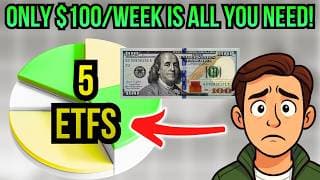 5 STRONG ETFs - $100 per week | Easy Road To Wealth!