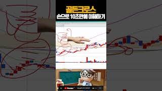 골든크로스, 손으로 10초 만에 이해하기 #shorts #주식 #주린이공부