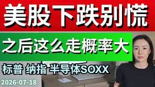 美股夏季波动大 可尝试分批做多 之后走势和仓位策略