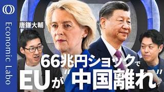 【中国のデフレ圧力が日本に？EU豹変で】激安EVの大量流入も…日本に迫る現実／膨らむ対中貿易赤字は“世界の問題”に／日本はEUの動きに学べ【エコラボ】