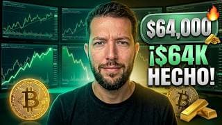 BITCOIN VUELVE A LOS $64.000 🔥 Trading Cripto Scalping 🔴 BITCOIN | ETH | XRP | ORO