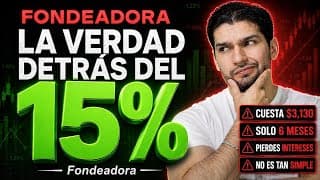 Fondeadora paga 15%… ¡pero te COBRA MÁS DE 3 MIL por entrar!