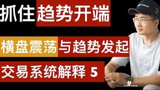 观察震荡区间与趋势发起，抓住趋势开端。“横有多长竖有多高”背后的逻辑。交易系统解释第5期。如需字幕请开启CC字幕