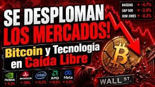 Mercados en Caída Libre | Desplome en BitCoin | Catalizadores Negativos que Provocan la CAÍDA 